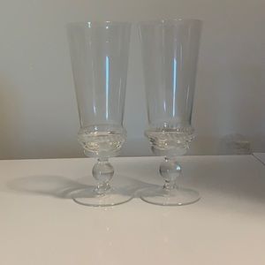 2/$15 - Champagne Glasses